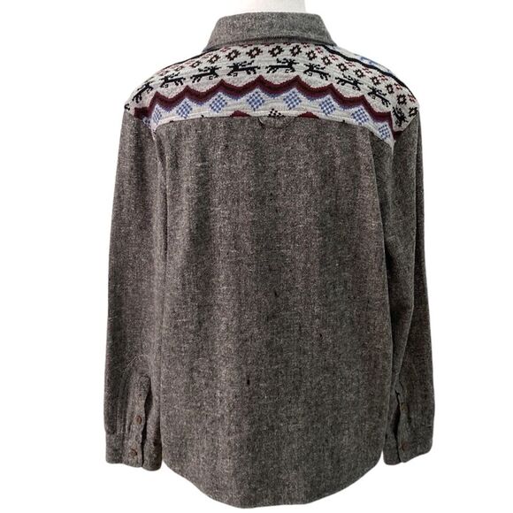 BellField Cotton Linen Blend Long-sleeved Button Down Shirt - Picture 12 of 12